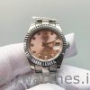 Rolex Datejust 178271 Relógio feminino de médio porte em aço Eve ouro e diamante