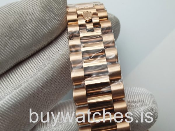 Rolex Datejust 4467 Relógio automático unissex 36 mm ouro rosa 18k