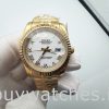 Rolex Datejust 126333 Relógio automático masculino 41 mm branco aço