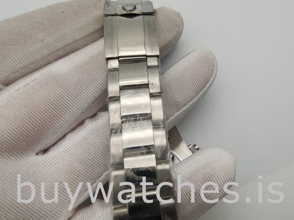 Rolex Daytona 116500 Relógio masculino com mostrador branco de 40 mm