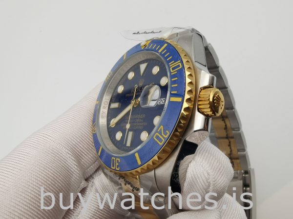 Rolex Submariner 116613LB Relógio Automático Redondo Ouro Inoxidável 40mm