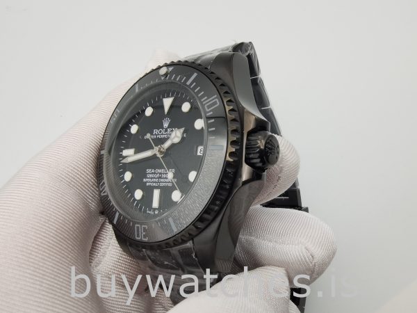 Rolex Deepsea 116660 Relógio Automático Preto em Aço Inoxidável 44 mm