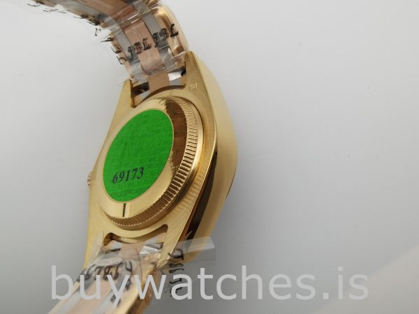 Rolex Datejust 80299 Relógio com mostrador branco 29 mm ouro 18k feminino