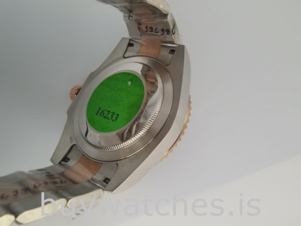 Rolex GMT-Master 126711 Relógio masculino com mostrador preto em aço de 40 mm