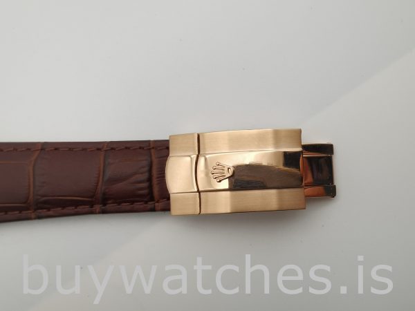 Rolex Sky-Dweller 326135 Relógio Automático Branco 42mm Marrom Sólido