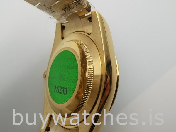 Rolex Day-Date II 218238 Relógio masculino com mostrador prateado 41 mm