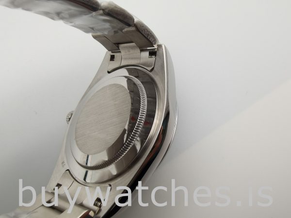 Rolex Datejust 116300 Relógio masculino 41 mm em aço com mostrador branco