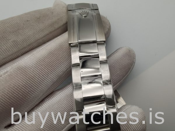 Rolex Datejust 116300 Relógio masculino 41 mm em aço com mostrador branco