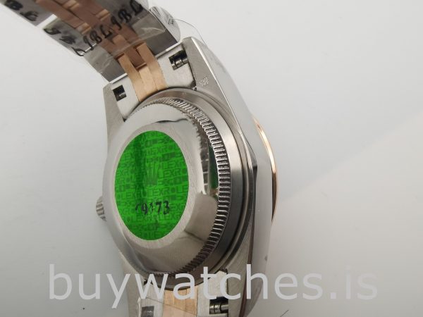Rolex Datejust 178271 Relógio unissex com mostrador floral rosa 31 mm