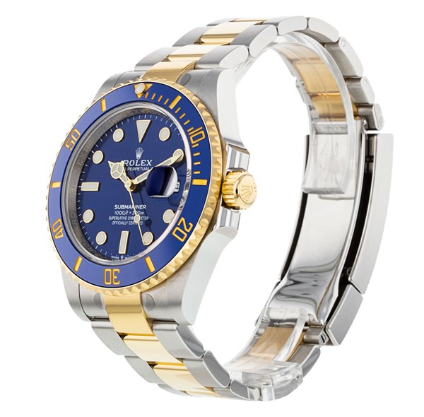 Rolex Submariner 126613 Relógio masculino com mostrador azul aço 41 mm