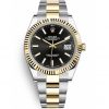 Rolex Datejust 126333 Relógio masculino em ouro amarelo 18k 41 mm